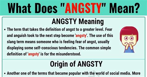 englisch angst|ANGST definition and meaning 